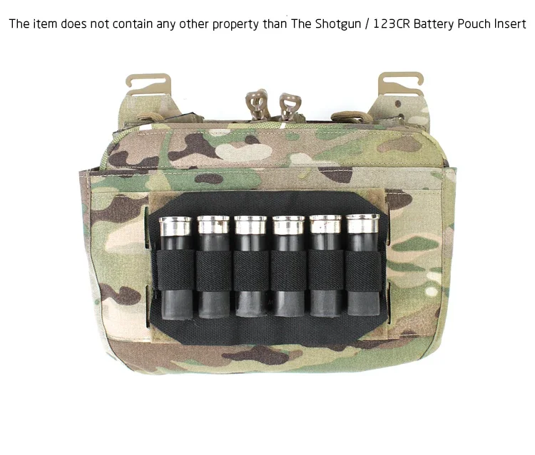 Pew Tactical chaleco táctico para inserto de batería Airsoft