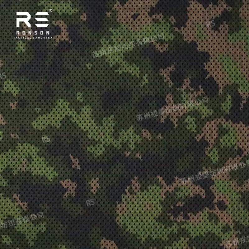 Tela camuflaje táctico tricot malla terreno finlandés - imagen 4