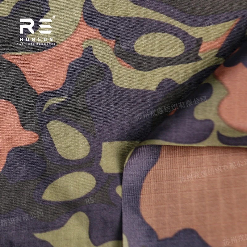 Poncho impermeable camuflaje PU Ripstop de nailon - imagen 4