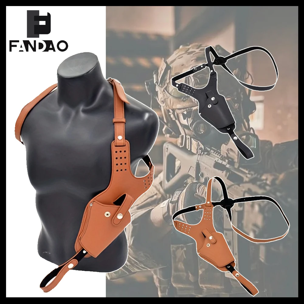 Funda táctica de pistola con bandolera liberación rápida para Airsoft