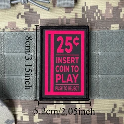Parche táctico gancho y bucle para insignia moral militar