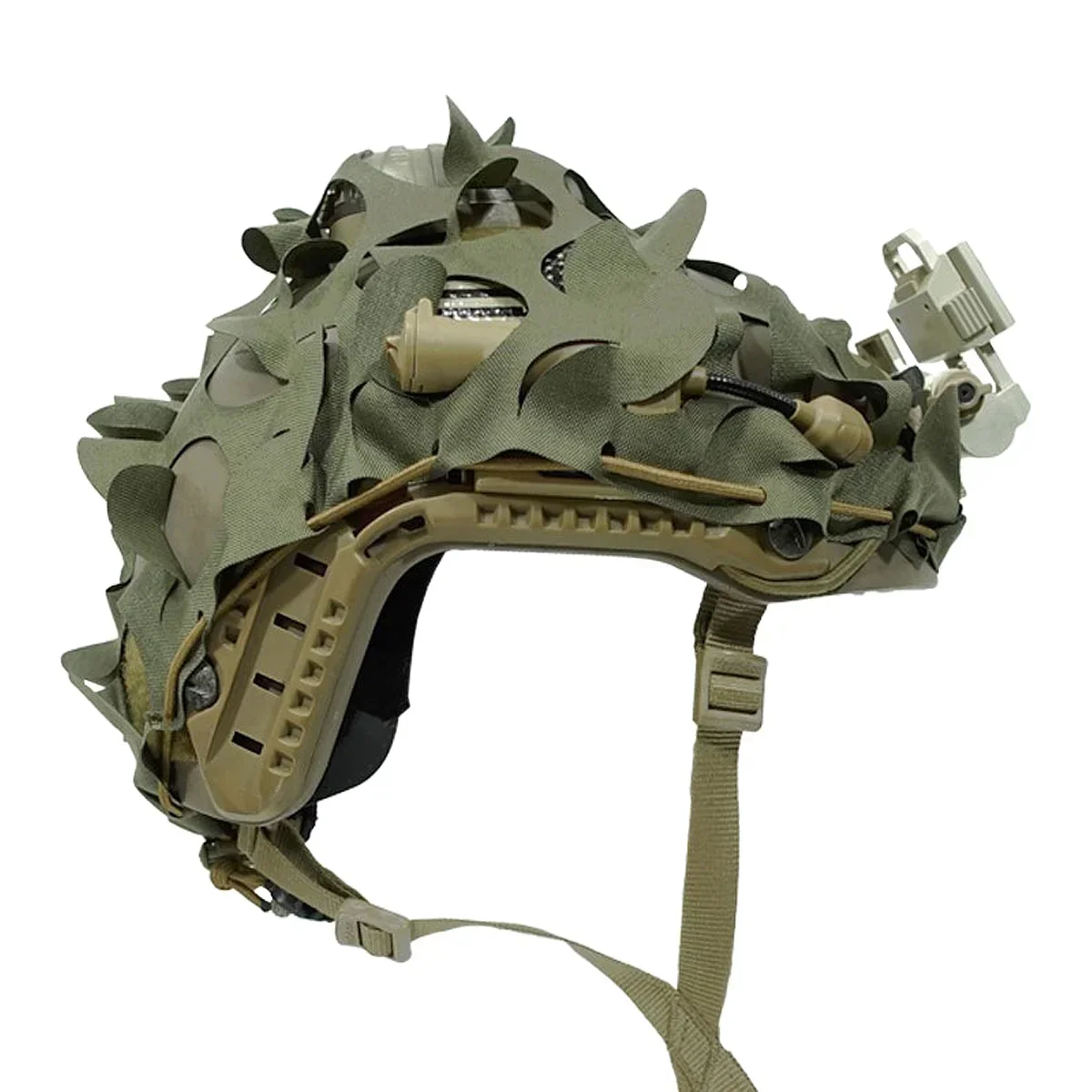 Funda de casco táctico red camuflaje 3D – Nailon para Airsoft Paintball - imagen 5