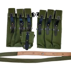 Cargador MP40 de lona Segunda Guerra Mundial con bolsa colgante