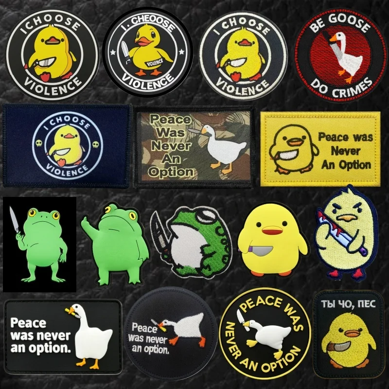 Parche táctico bordado Elige la Violencia – Velcro ripstop - imagen 3
