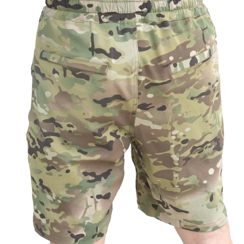 Shorts tácticos elásticos multidireccionales textura cáscara naranja - imagen 2