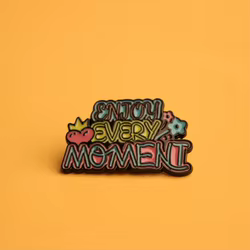 Pin solapa esmaltado broche metal para ropa y bolsos