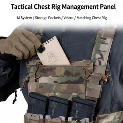 EUD ATAK panel táctico Airsoft con velcro y cordón para chaleco