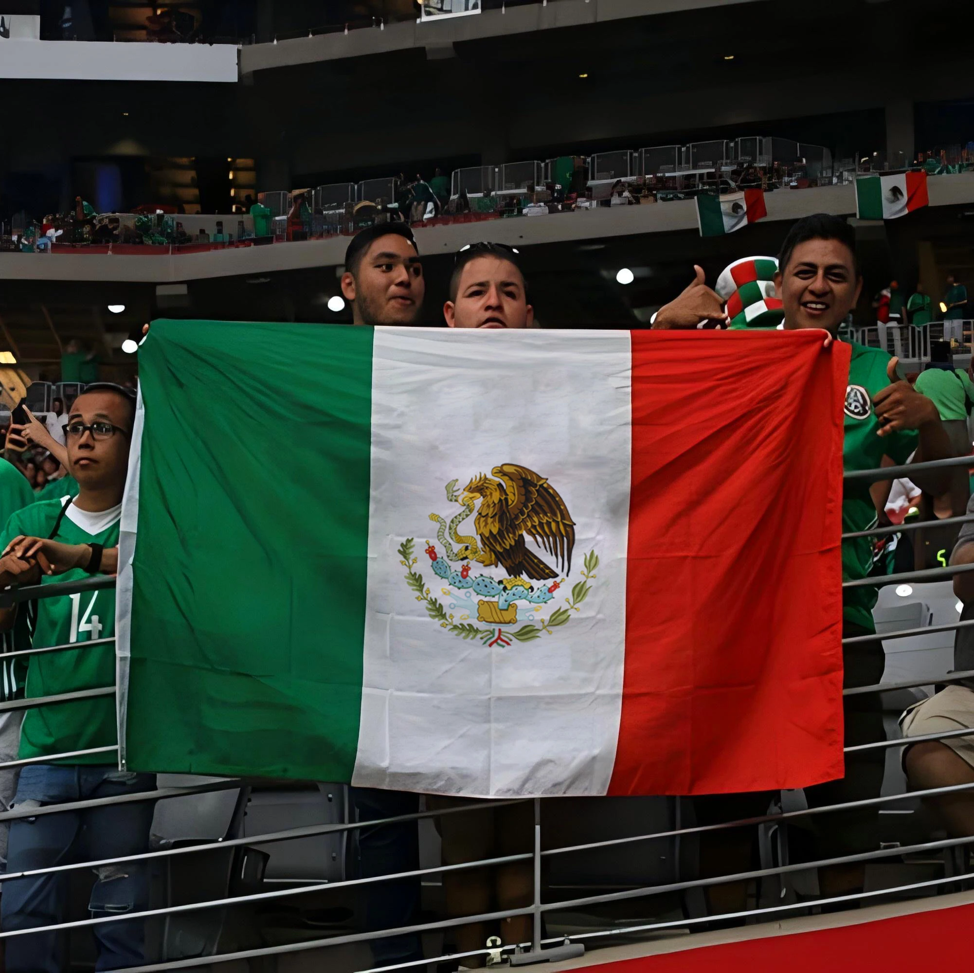 XIANGYING Bandera México Poliéster – Pancarta Nacional Decoración - imagen 5