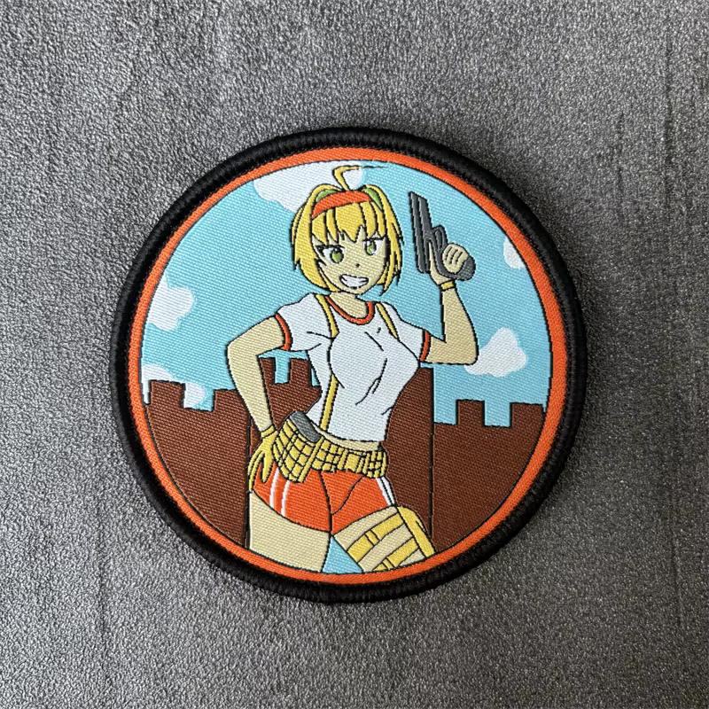 Parche táctico anime con insignia moral velcro para mochila y ropa - imagen 4