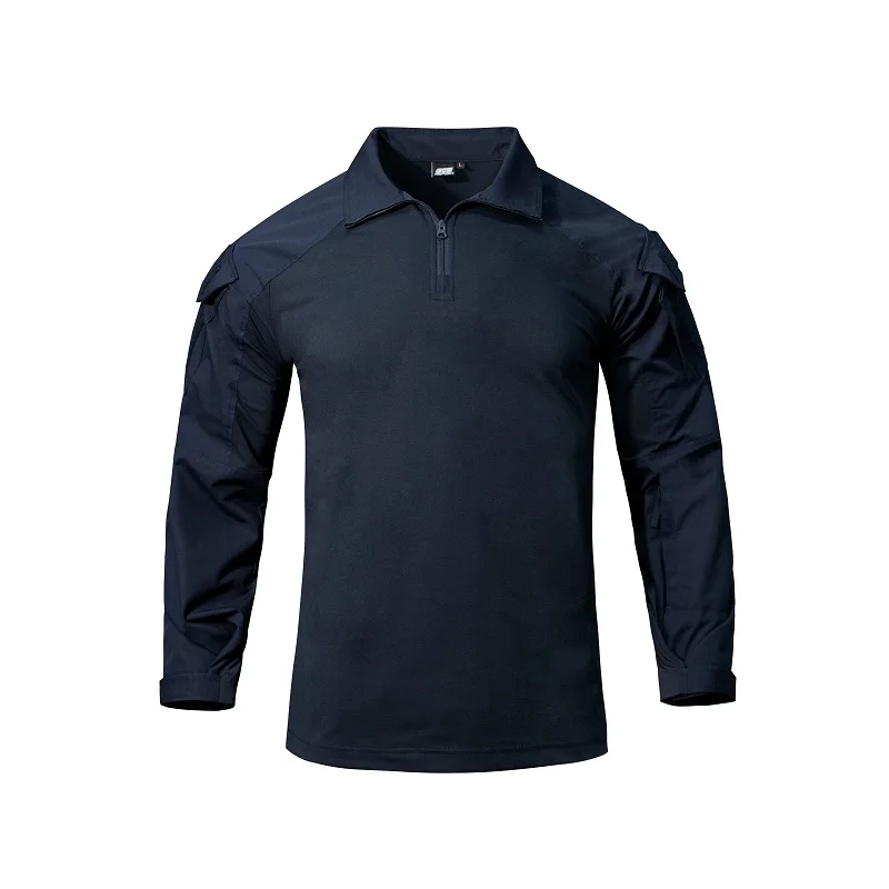 Camiseta táctica elástica G3 Upgraded azul marino exterior hombre - imagen 4
