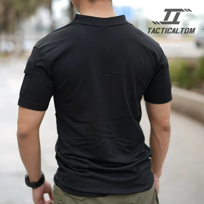 Camiseta táctica Velocity Style hombre manga corta secado rápido - imagen 3