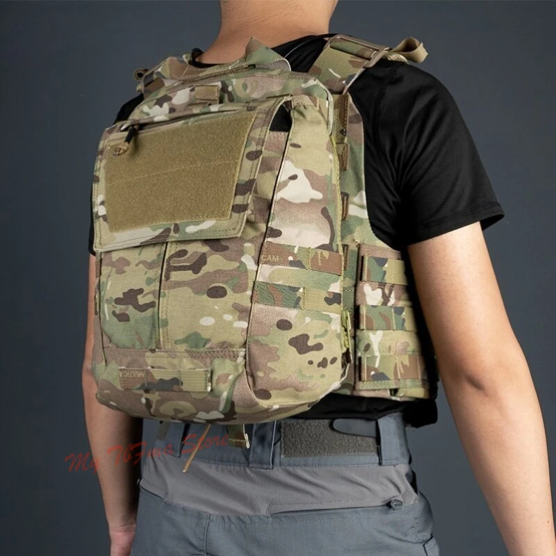 Mochila táctica portaplacas panel con bolsillo y cierre JPC CPC AVS - imagen 4