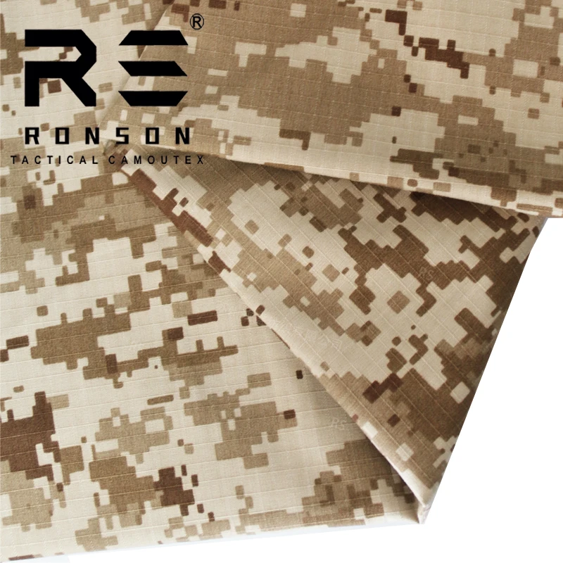Tela táctica camuflaje desierto digital tejido para uniforme - imagen 4