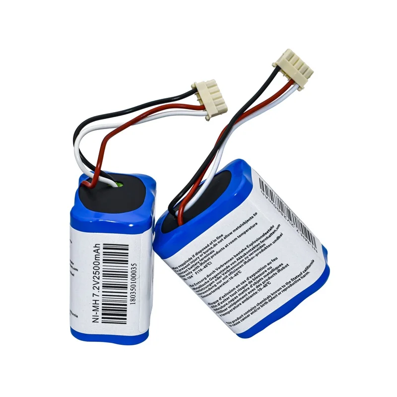 Batería recargable Ni-MH 7,2V 2500mAh para iRobot Roomba Braava - imagen 2