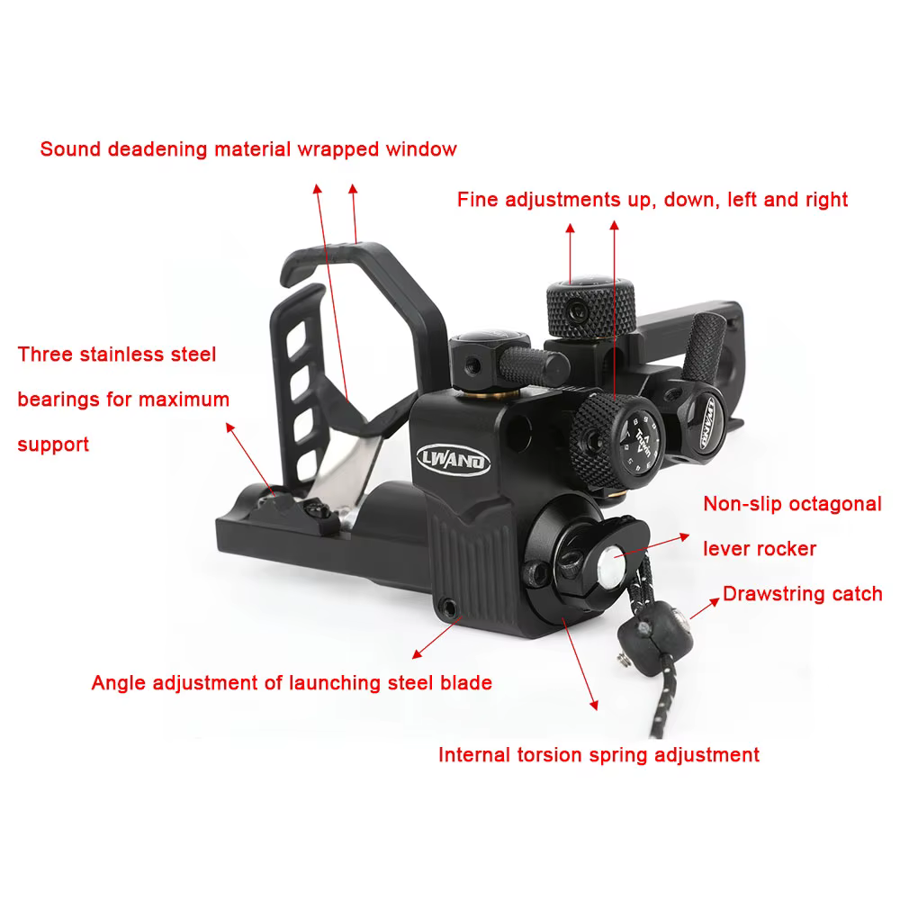 Soporte de flecha para arco compuesto - aluminio 6061-T6 - competicion - imagen 5