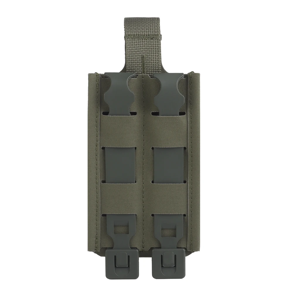 Bolsa táctica MOLLE doble con clips y soporte magnético para caza - imagen 5