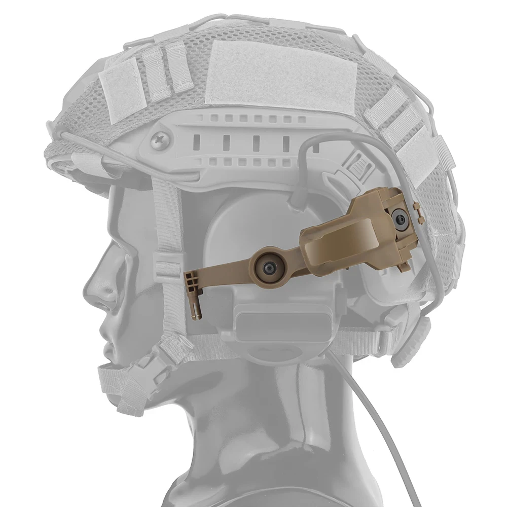 Soporte auriculares PELTOR ComTac para riel MLOK – Casco táctico - imagen 5
