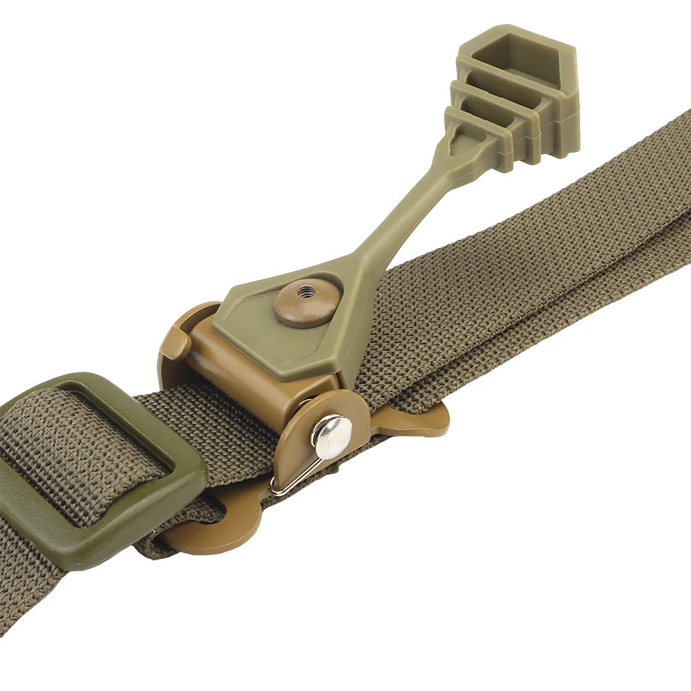 Correa táctica para rifle airsoft en nylon ajustable con hebilla - imagen 3