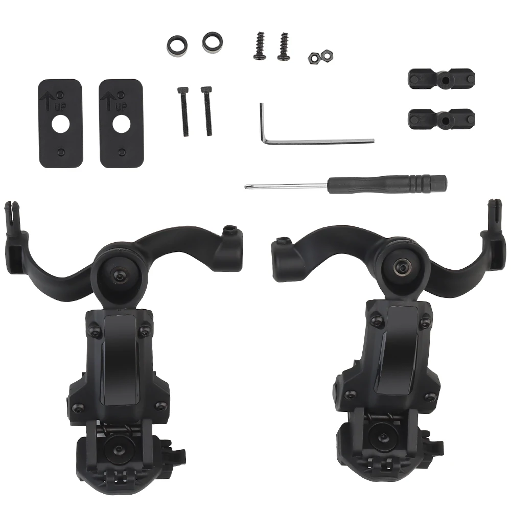 Adaptador de riel para casco táctico COMTAC/Peltor ARC