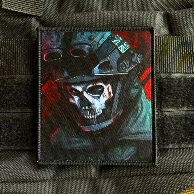 Parche táctico Call of Duty Ghost – Insignia Velcro equipamiento - imagen 2