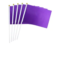 Bandera de mano multicolor sólida para señalización táctica aire libre
