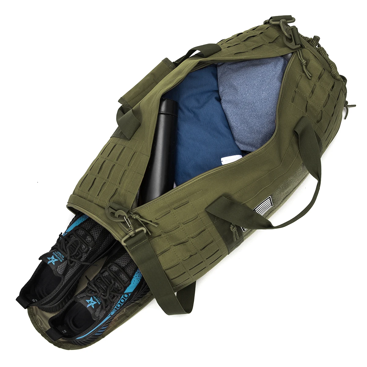 Bolsa táctica deportiva con compartimento para zapatos y viaje - imagen 5