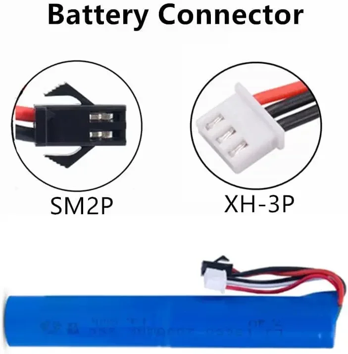 Batería airsoft LiPo SM-2P para pistolas y MP5K - imagen 3