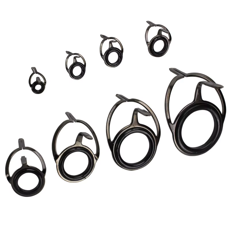 Anillos de ojo para caña pescar – Set 8 acero inoxidable