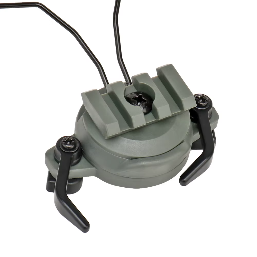 Adaptador rail Picatinny para auriculares tácticos – Giro 360° - imagen 2