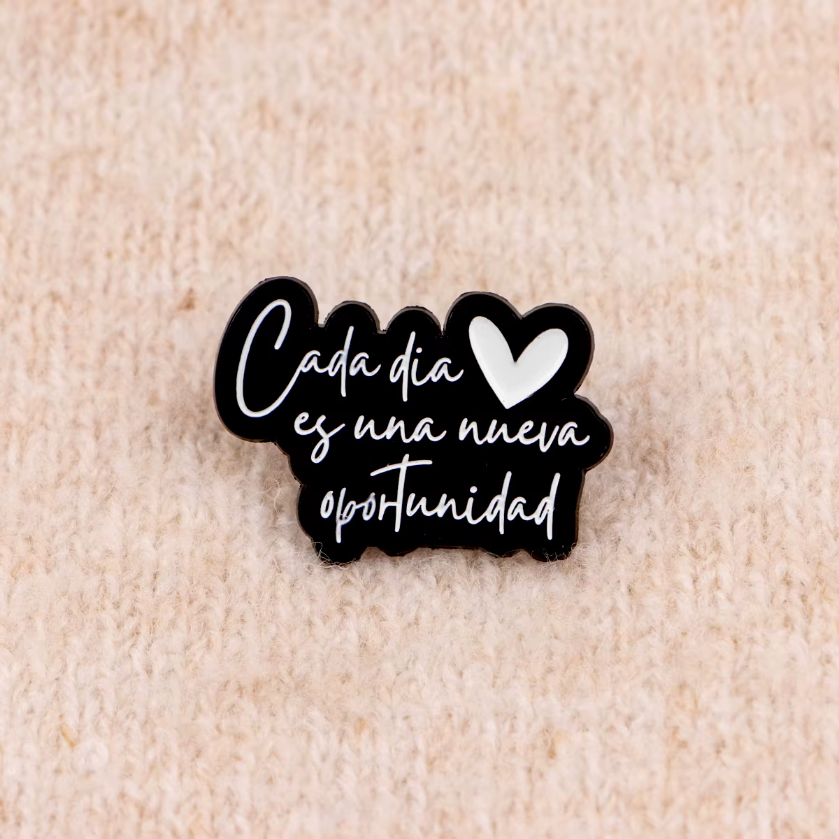 Pin inspirador para mochila, sombrero y solapa