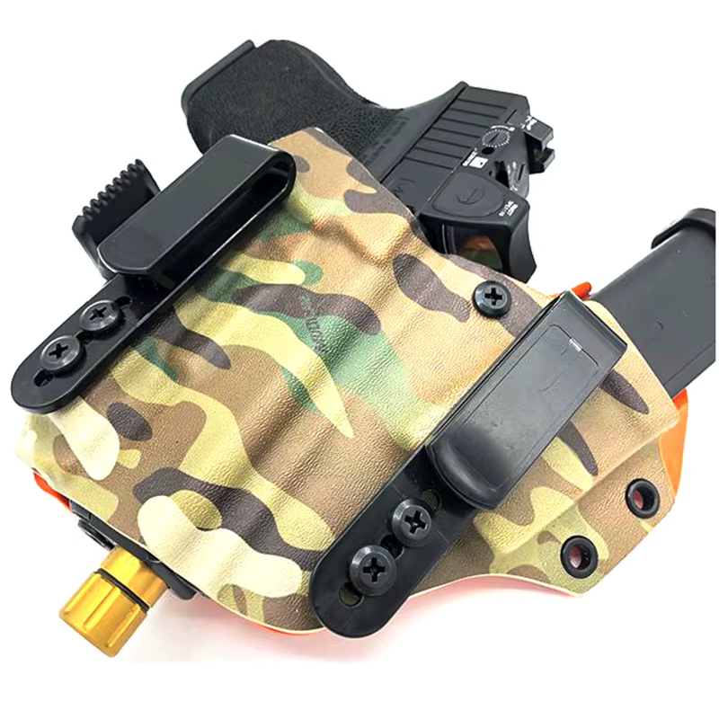 Funda táctica Kydex IWB acero inoxidable con clip para cuchillo - imagen 2