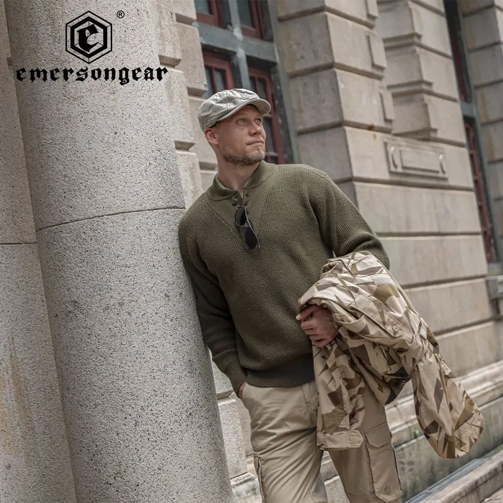 EmersonGear Sudadera táctica de lana con cuello alto cortaviento - imagen 5