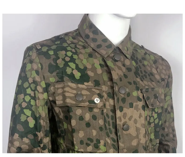 Dot44 uniforme táctico camuflaje guisante manchado para campo - imagen 2