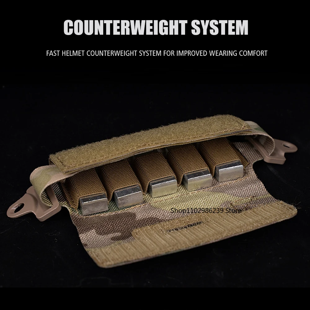 Bolsa de contrapeso para casco táctico Airsoft – Soporte NVG rápido - imagen 3