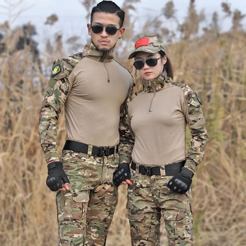 Camiseta táctica de camuflaje para hombre de manga larga - imagen 4
