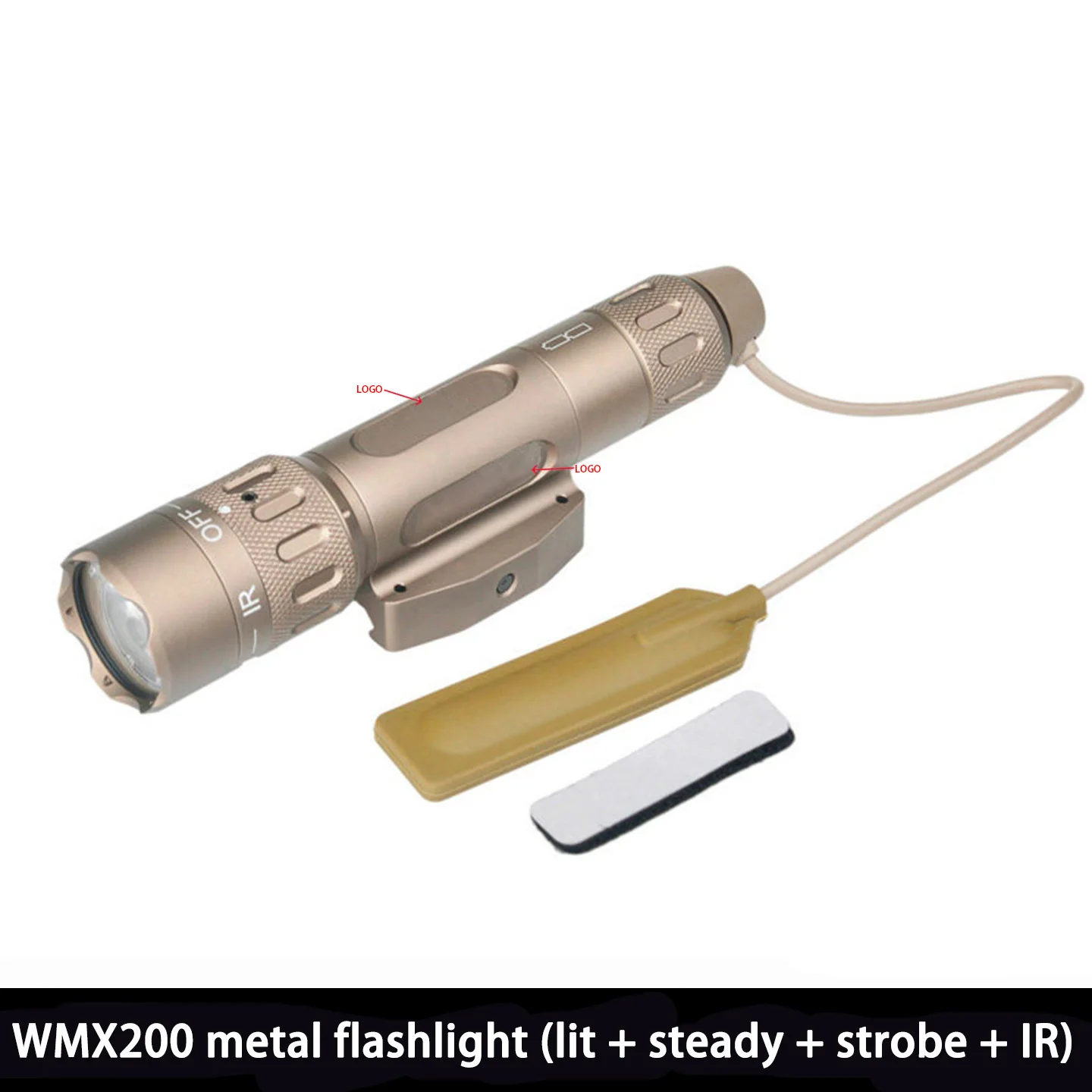 Linterna Táctica WMX200 IR para Caza con Montura QD Picatinny - imagen 2