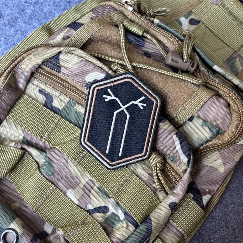 Parche táctico bordado gancho y bucle moral militar para ropa