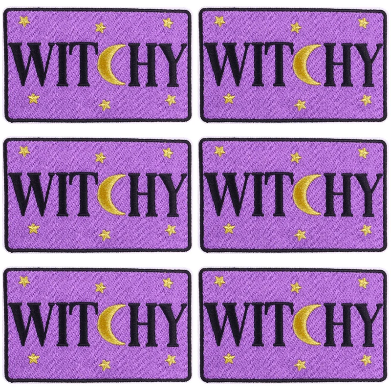 Parches con diseño de letras