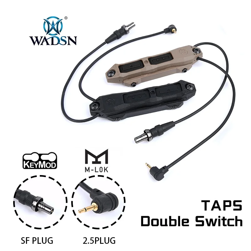 Interruptor remoto táctico presión para linterna Mlok Keymod DBAL - imagen 2