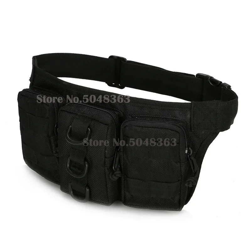 Bolsa táctica cintura de nailon para acampar, senderismo y escalada - imagen 3