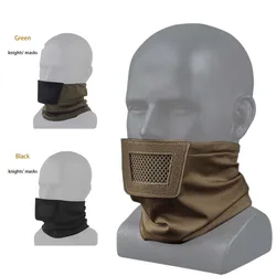 Media Máscara Táctica Knight Plegable Cortavientos – Forro Casco Caza Ciclismo