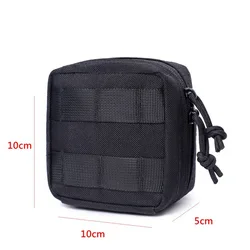 Bolsa táctica MOLLE compacta multiusos EDC para exterior caza