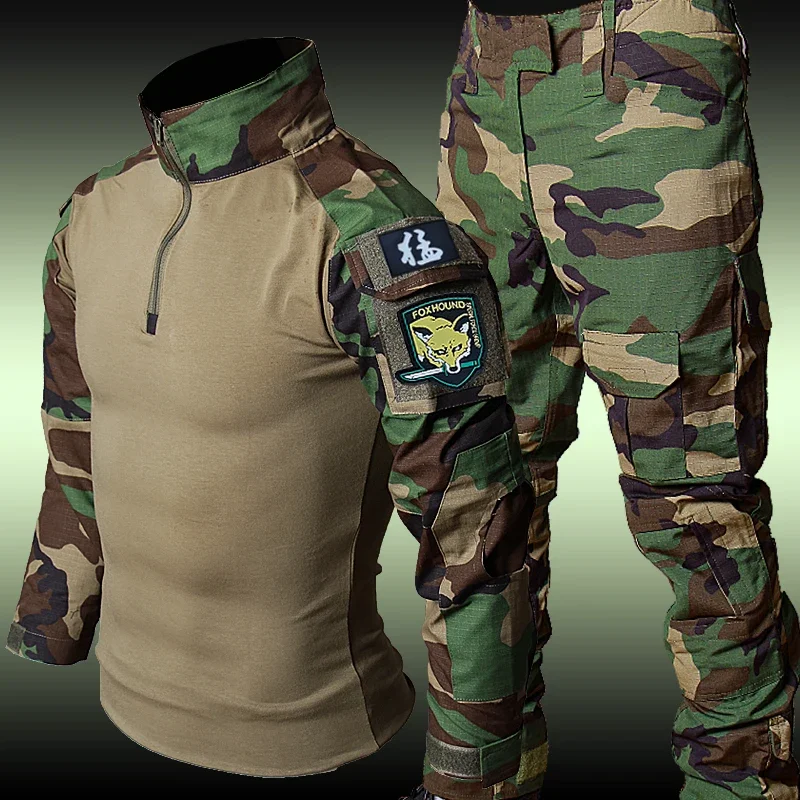 Pantalón cargo con múltiples bolsillos y ajuste