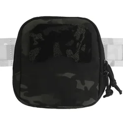 Bolsa táctica MOLLE doble cremallera para Airsoft y outdoor