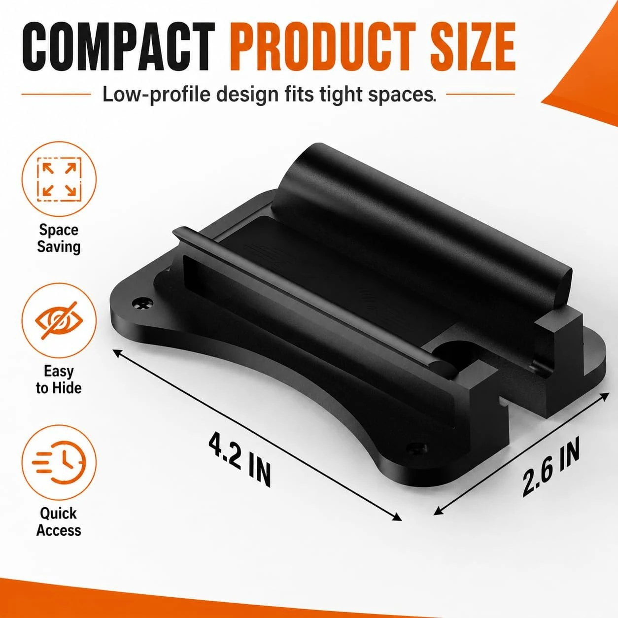 Soporte magnético táctico para pistola airsoft, seguridad gatillo - imagen 4