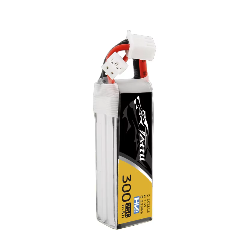 TATTU Batería LiPo 7,6V 300mAh 75C para drones FPV conector PH2.0