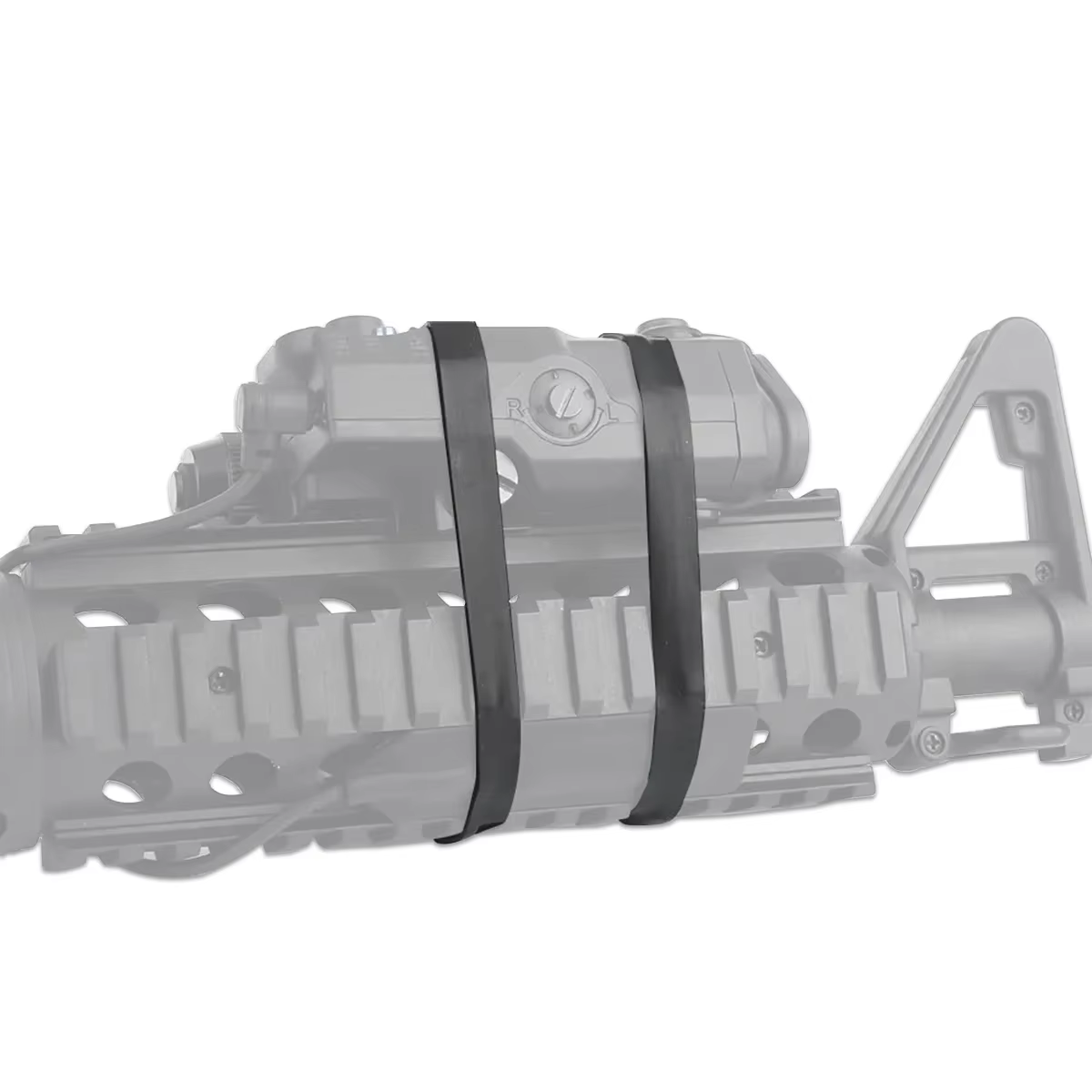 Anillo de goma para linterna táctica DBAL A2 y PEQ15 – Montaje resistente - imagen 3