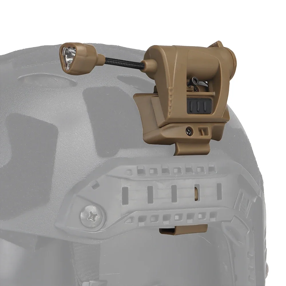 Batería CR123A requerida para alimentar la lámpara táctica