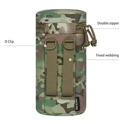 Portabotellas táctico impermeable camuflaje para mochila