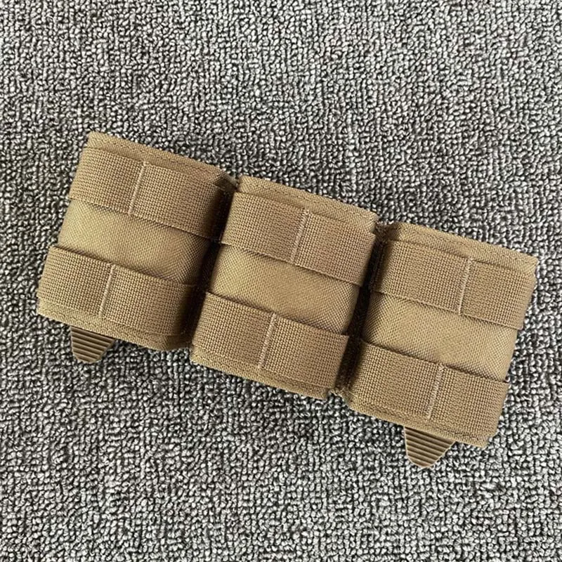 Bolsa portacargadores triple MOLLE lateral para chaleco táctico - imagen 5